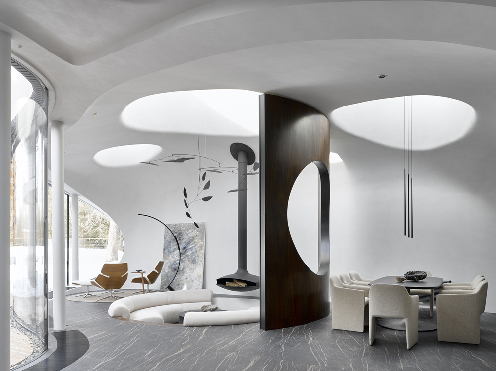 Futuristic Organically Shaped Home Balances Architectural And Natural