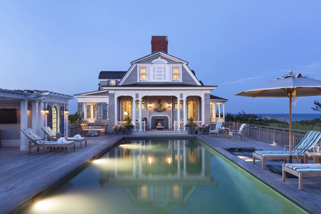 Dutch Revival Shingle Style Oceanfront House on Long Island