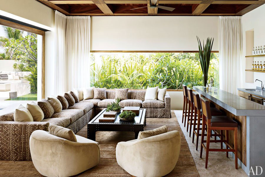 George Clooney's House Living Room Interior Design