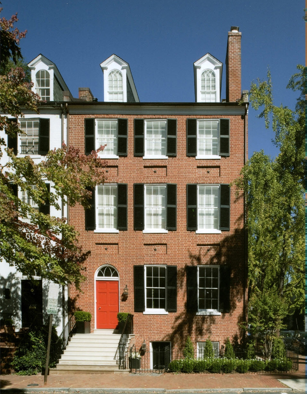 Federal Style Architecture in Georgetown Washington D. C.