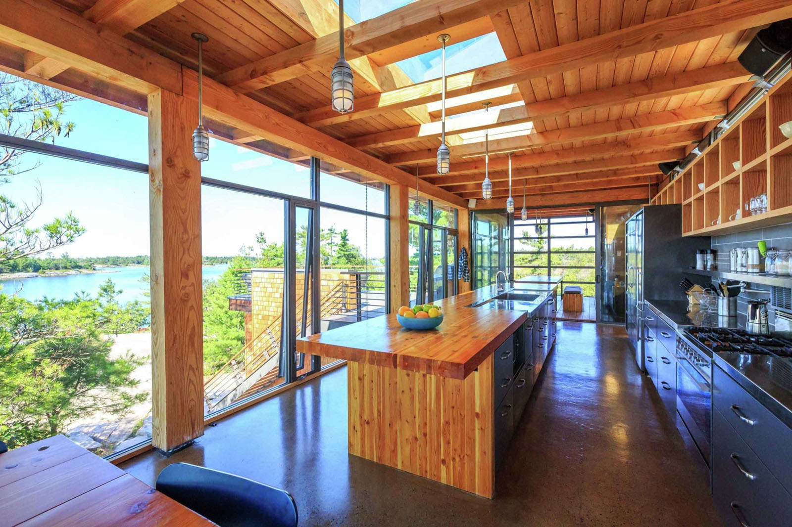 Modern Timber Country Cottage In Georgian Bay ...