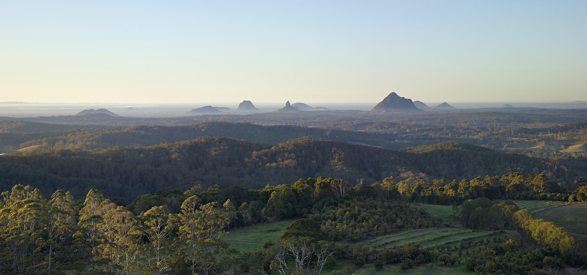 Glass House Mountains Views Maleny Queensland Australia