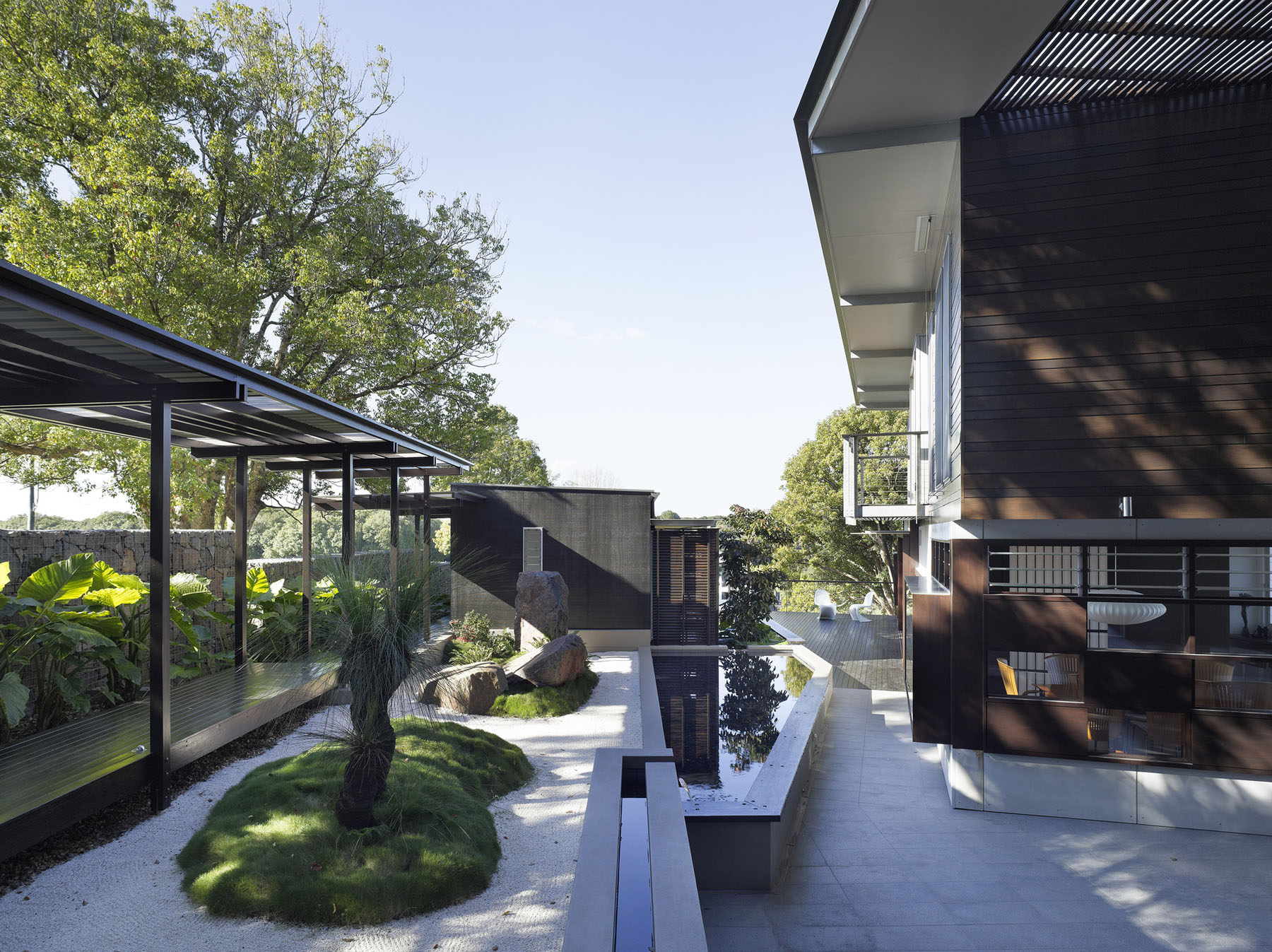 Courtyard Sanctuary with Japanese Influence