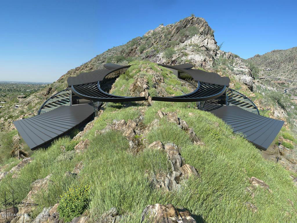 Futuristic Luxury Home on Mountain Top