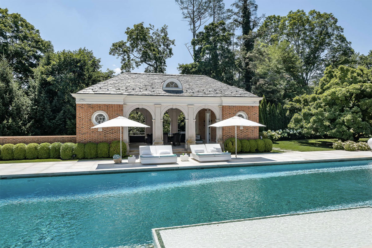 Classic Style Pool House