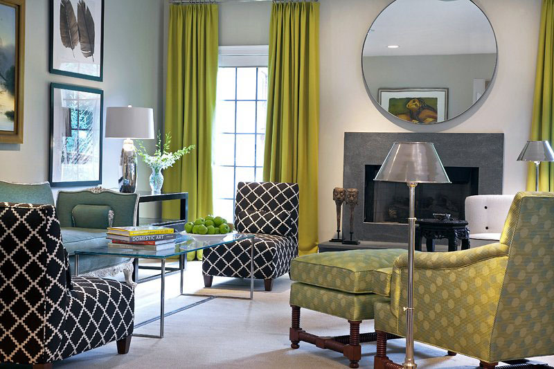 Elegant Green palette Living Room