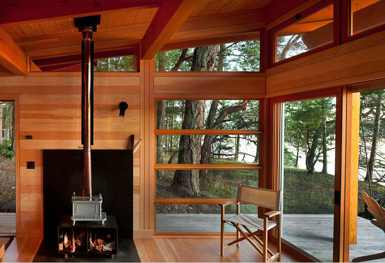 Red Cedar Interior Cabin Living