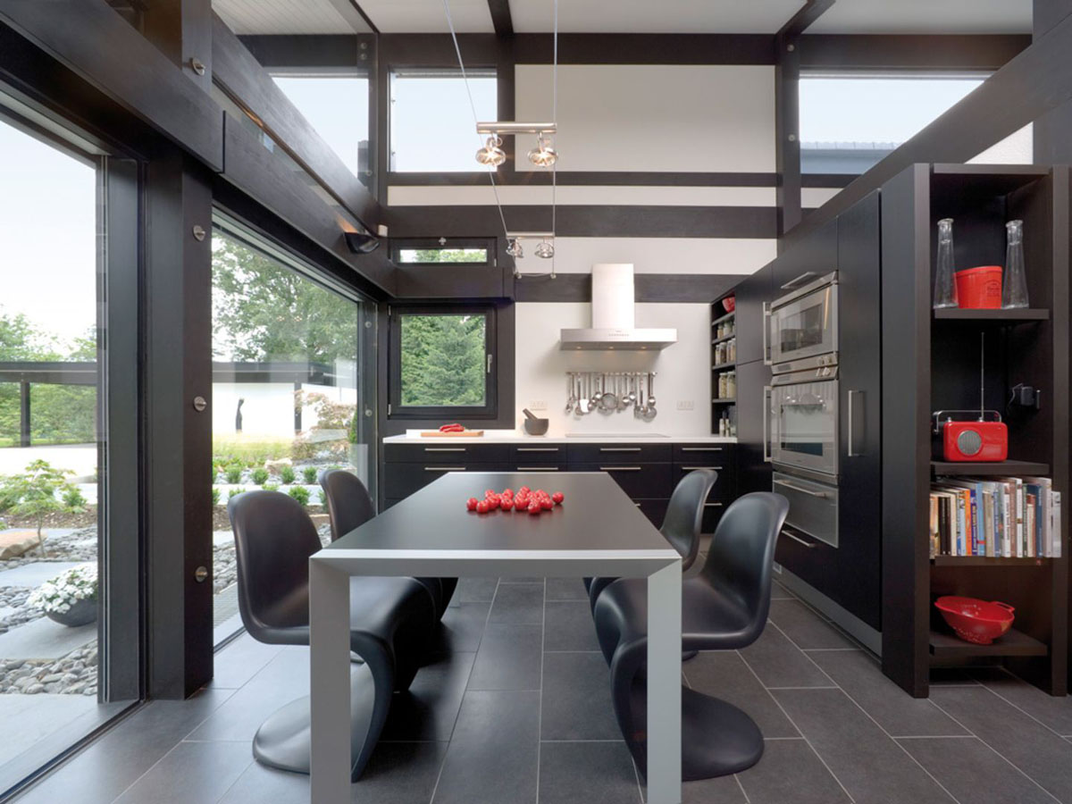 Modern Timber Framed Minimalist Bungalow House Modern Timber Framed Minimalist Bungalow House