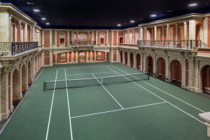 Classical Indoor Tennis Court