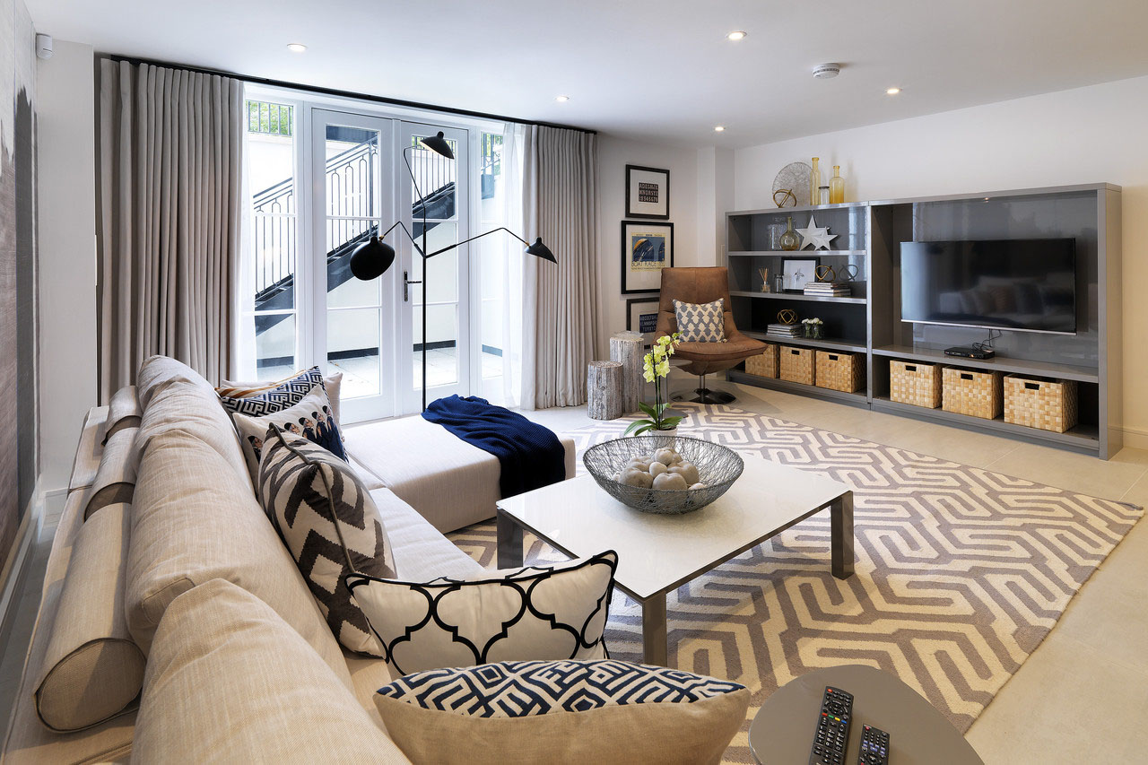 Contemporary London Town Home Interior