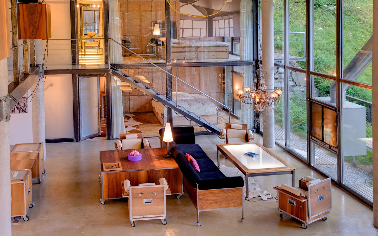 Heinz Julen Ultra Contemporary Mountain Chalet Loft Apartment Idesignarch Interior Design Architecture Interior Decorating Emagazine