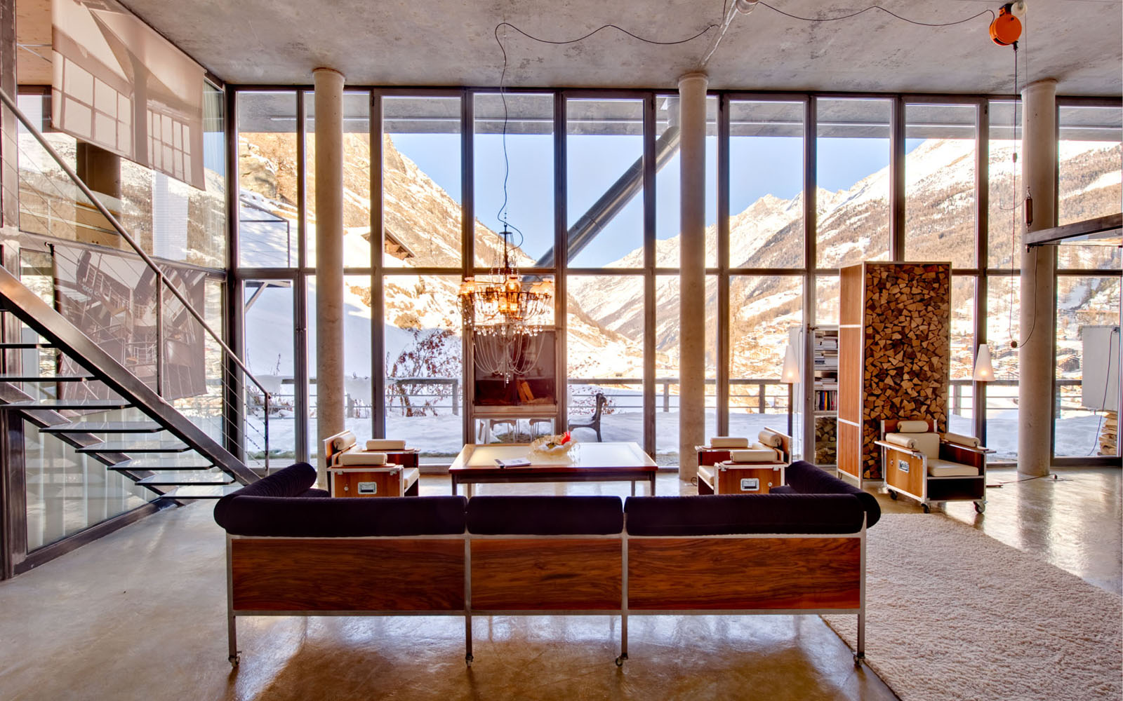 Modern Apartment with Mountain View in Switzerland