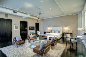 Elegant Loft Bedroom