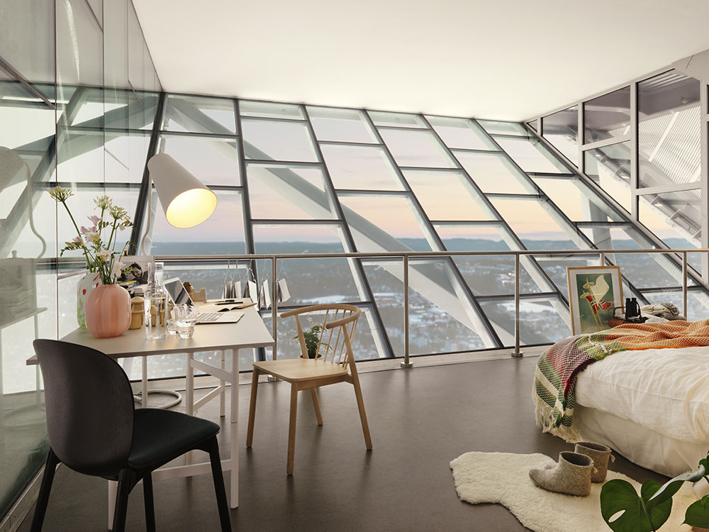 Glass Penthouse at Top of Tower with Breathtaking Views