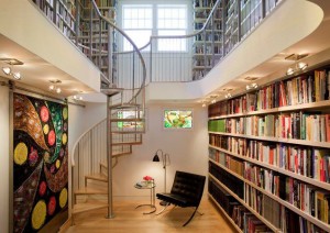 Modern Home Library Design