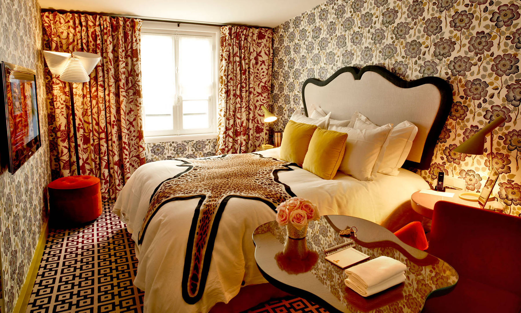 French Art Deco Interior Design By India Mahdavi At Hotel Thoumieux