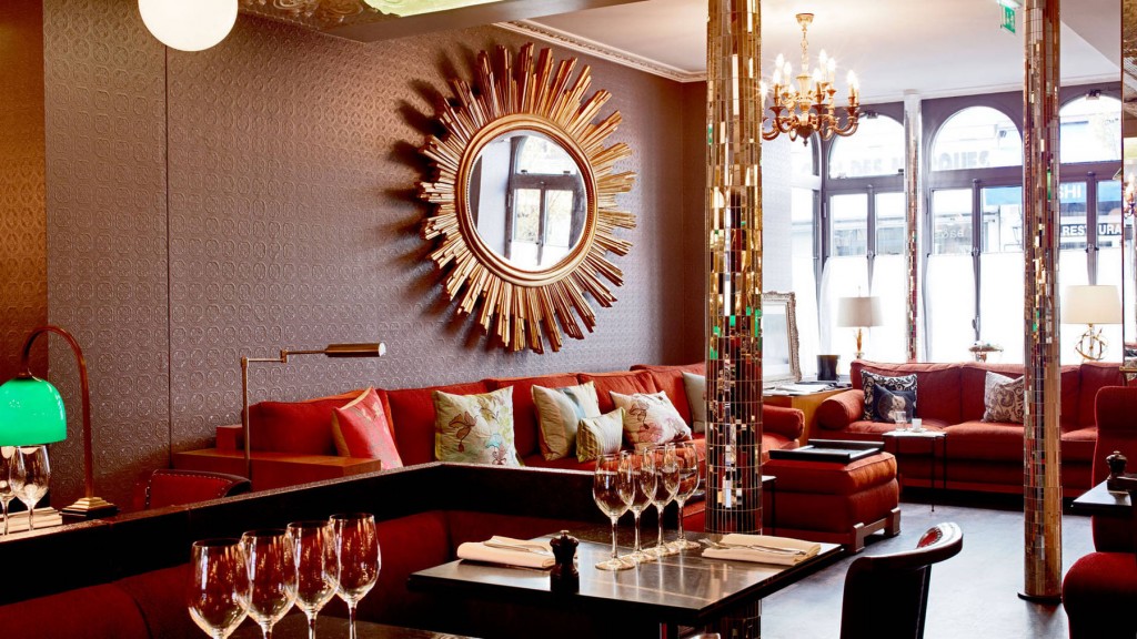 French Art Deco Interior Design By India Mahdavi At Hotel Thoumieux