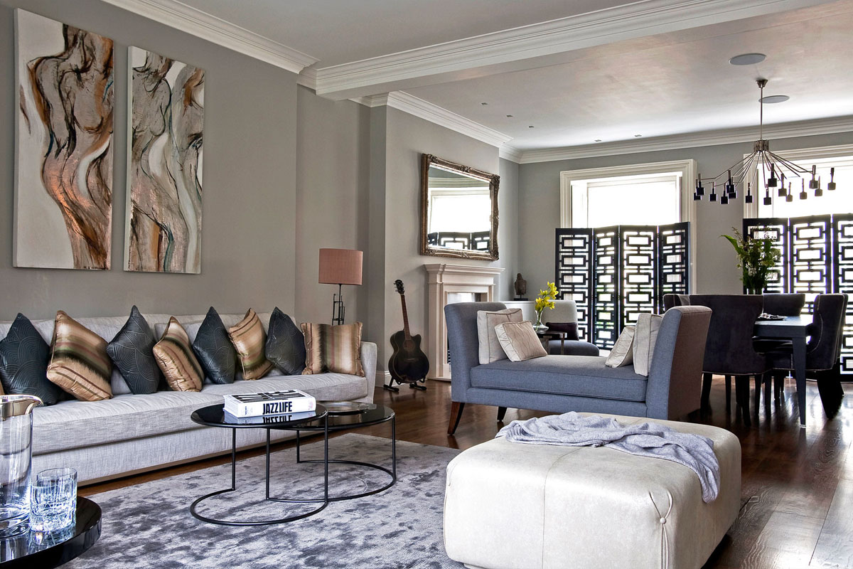 Contemporary London Hyde Park Townhouse  iDesignArch 