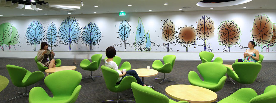 Image result for Vibrant Office Design