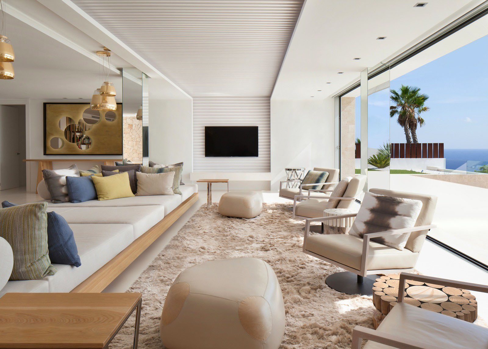 Modern Mediterranean Villa In Ibiza With Panoramic Ocean Modern Mediterranean Villa In Ibiza With Panoramic Ocean