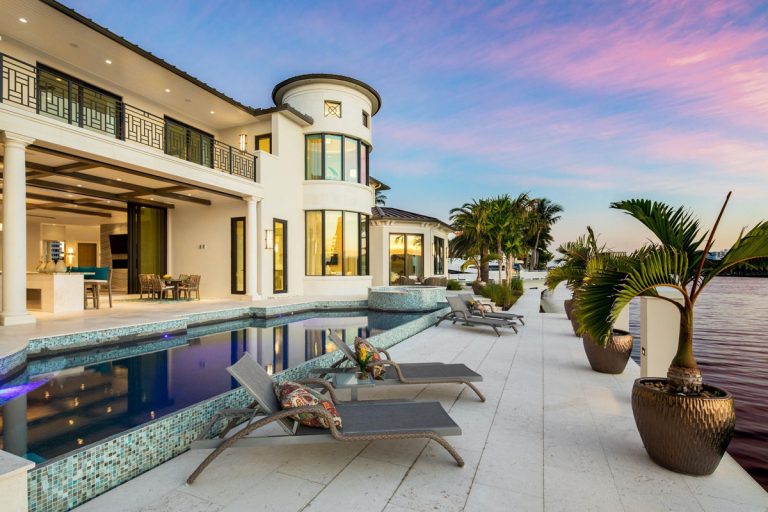 10 Million Dollar Waterfront Estate in Boca Raton with Private Dock