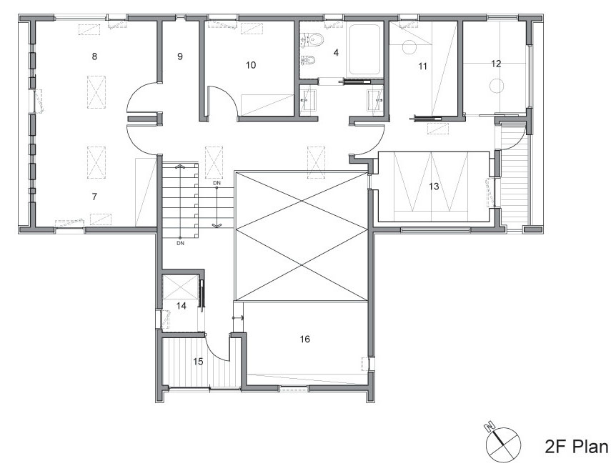 Modern T Shaped House In South Korea Idesignarch Interior Design Architecture Interior Decorating Emagazine