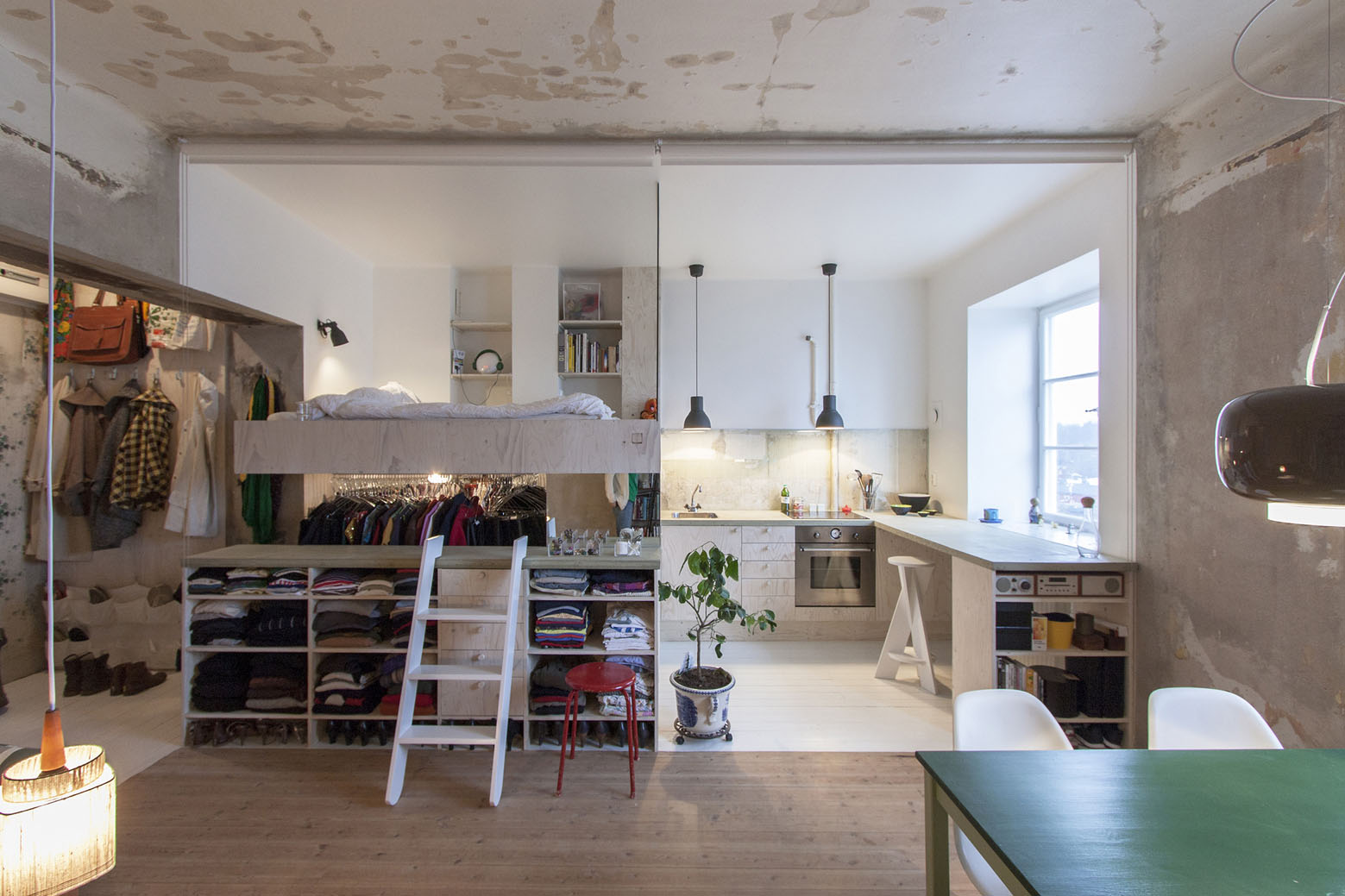 Inexpensive Studio Apartment Renovation With AllInOne Kitchen And