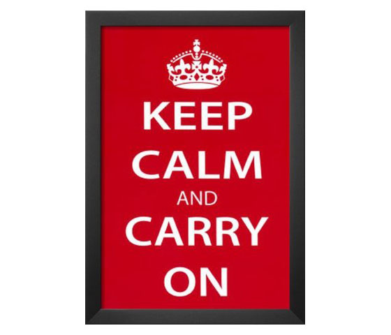 keep calm and carry on poster