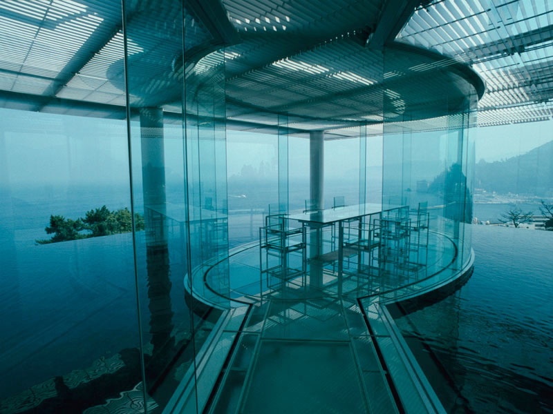 Water Glass House By Kengo Kuma iDesignArch Interior 