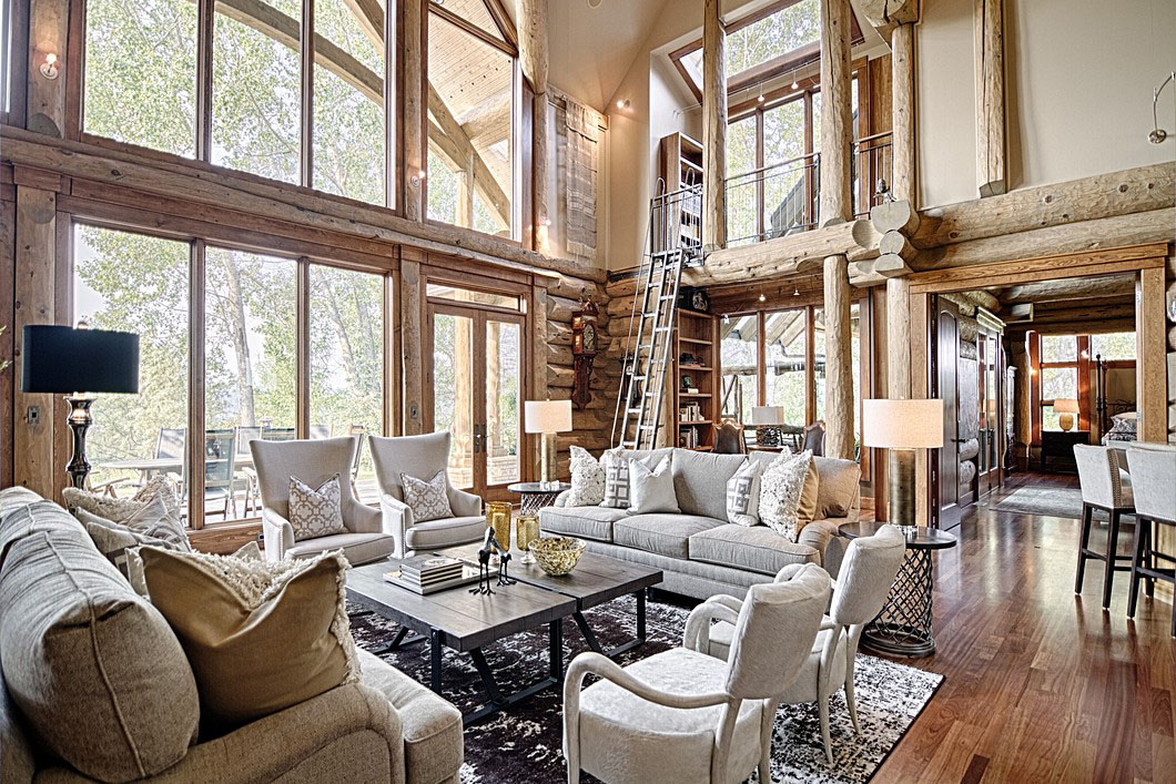 Luxury Log Home Interior Design