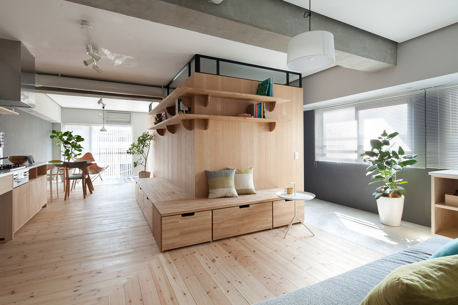 Modern Japanese Wood Apartment Design