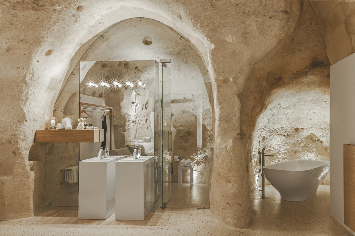 Limestone Grotto Bathroom