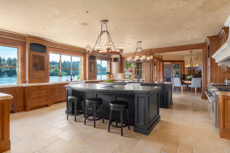 Magnificent Lakefront Mansion with Private Boat Dock