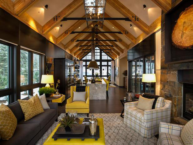 Rustic Mountain Style Lake Tahoe Dream Home Idesignarch Interior Design Architecture Decorating E - Mountain Home Decor Truckee