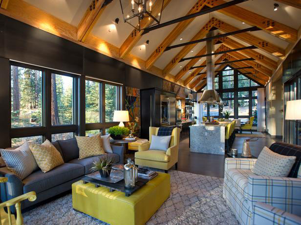 Rustic Mountain Style Lake Tahoe Dream Home | iDesignArch | Interior
