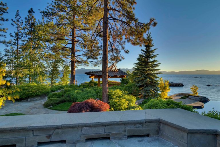Magical Waterfront Estate Blends in with Nature on Lake Tahoe