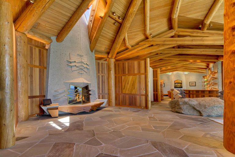 Magical Waterfront Estate Blends in with Nature on Lake Tahoe