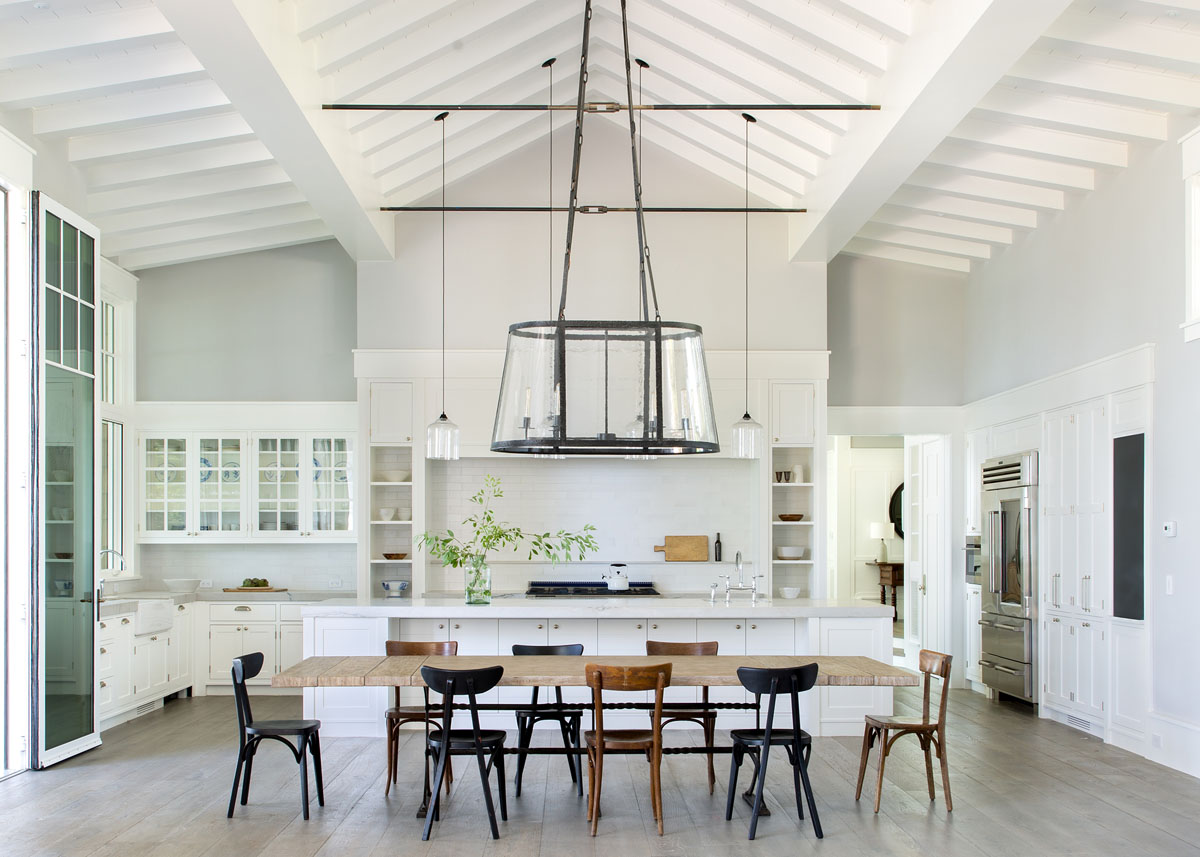 Modern White Country Kitchen