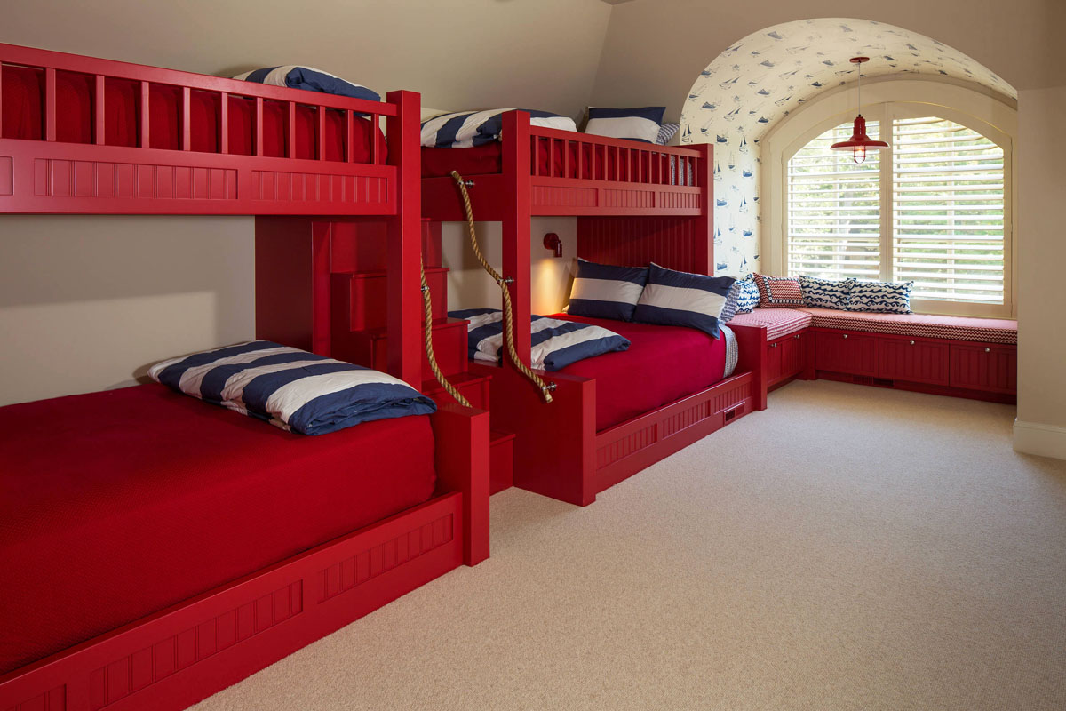 Red Bunk Beds