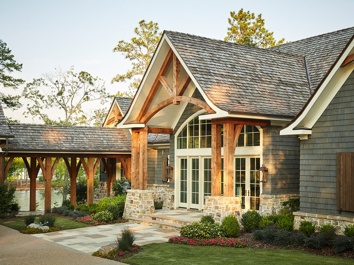 Modern Storybook Country Cottage Lake House