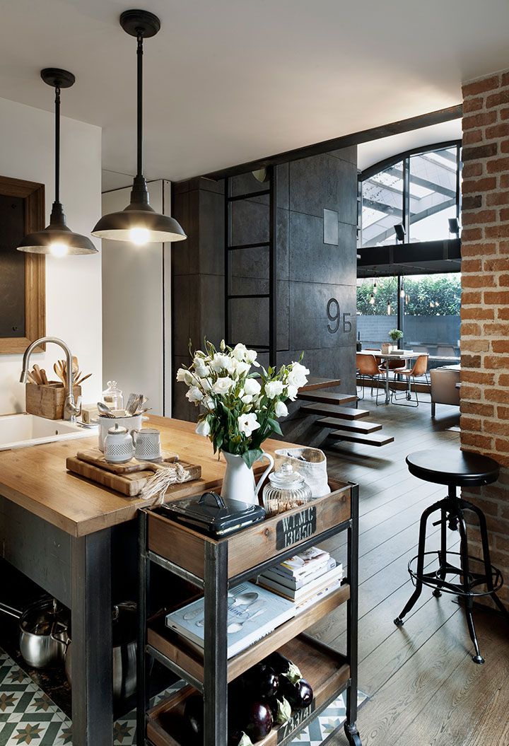 Hip Industrial Style Loft Apartment