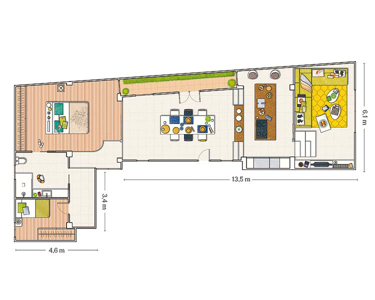 Barcelona Loft Floor Plan