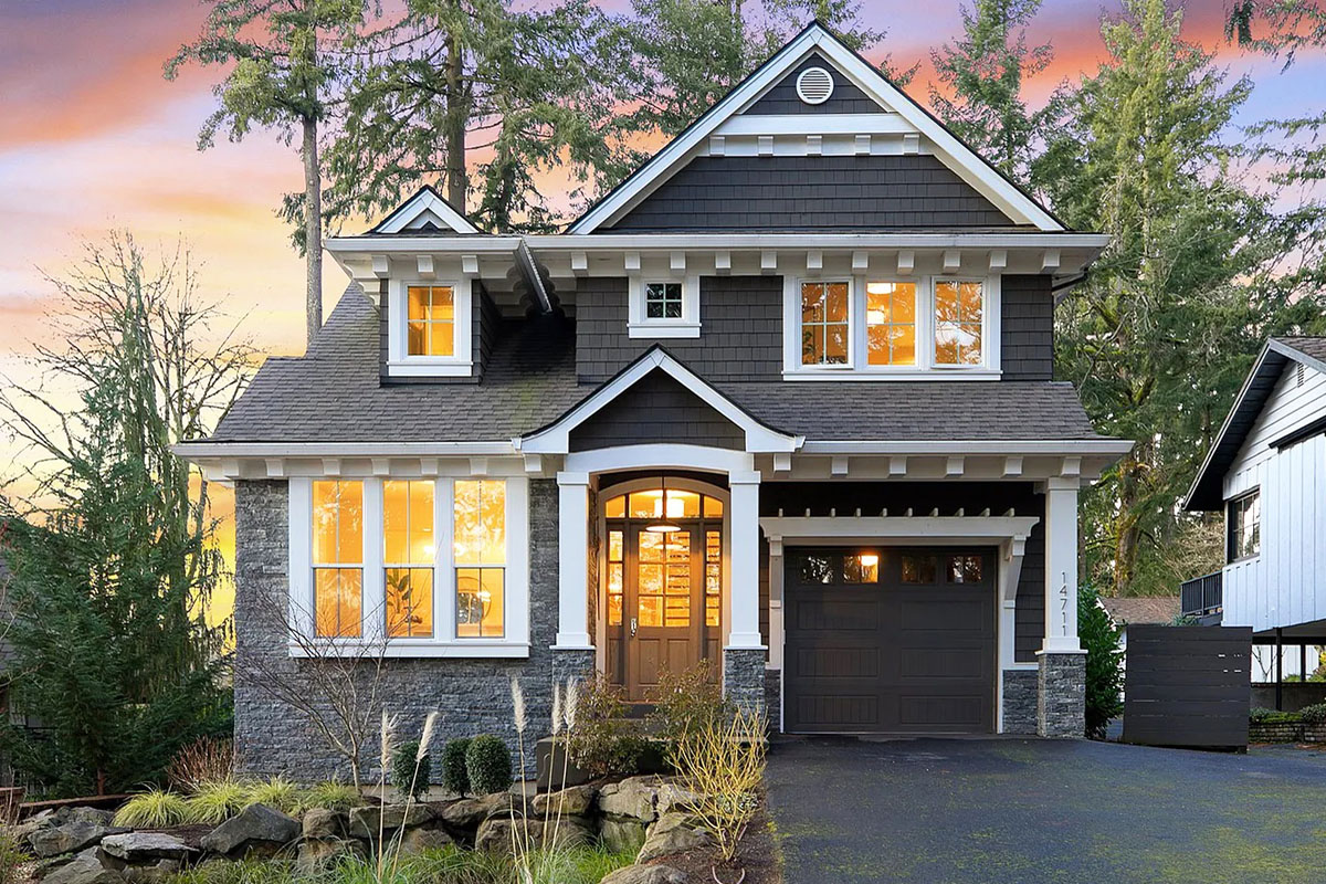 One-Car Garage Craftsman House with Curb Appeal