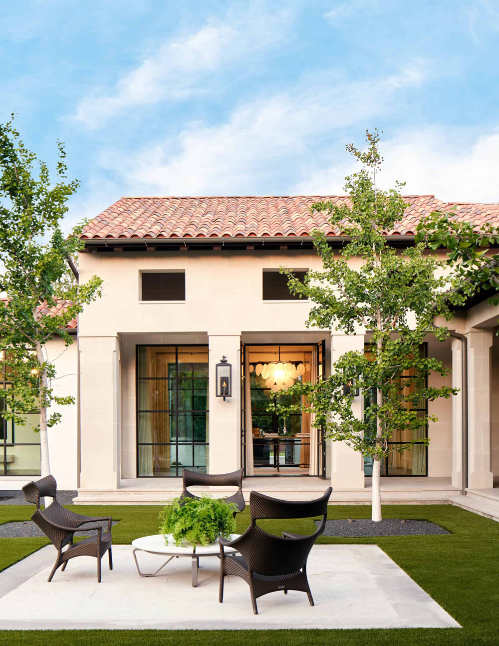 Spanish Style Courtyard