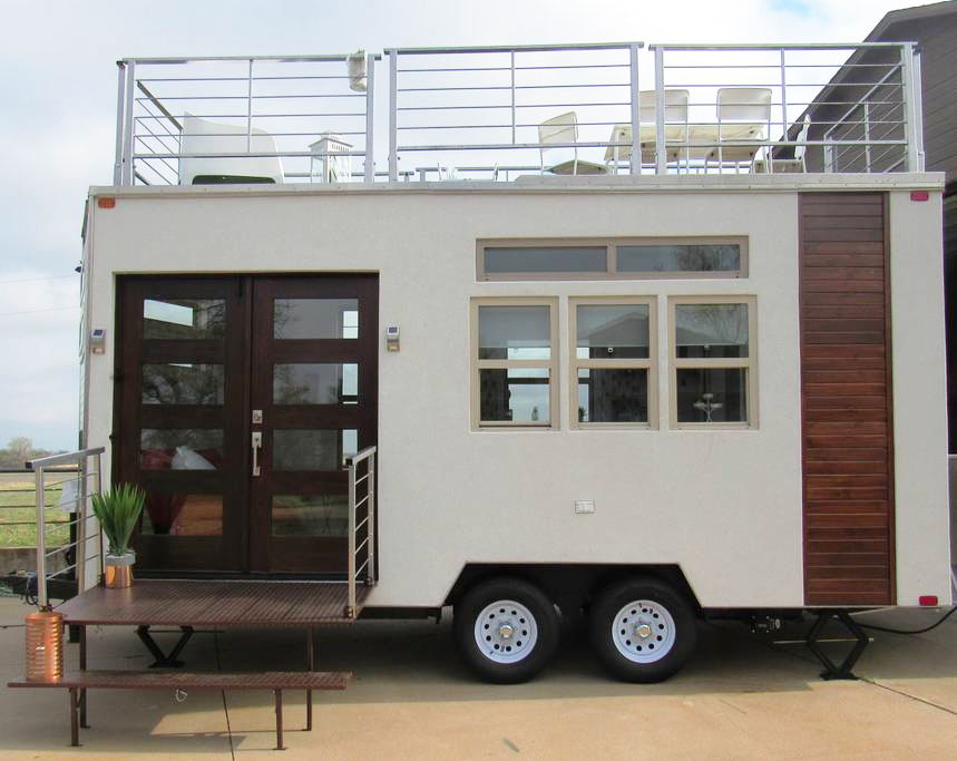 Experience The Ultimate Glamping In A Hybrid Tiny House