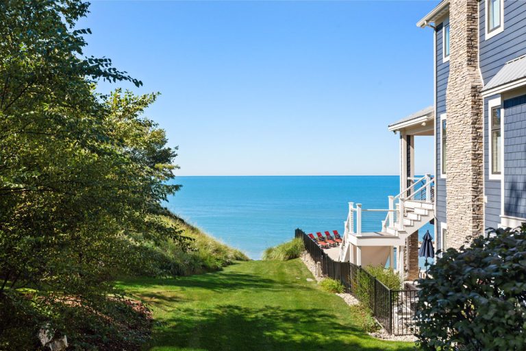 Lakefront Custom Home on Lake Michigan