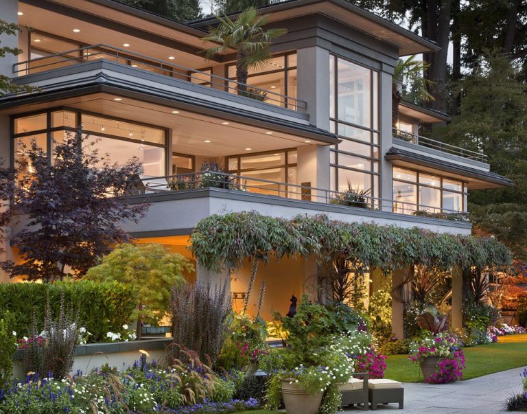 Sophisticated Waterfront Estate in Medina with Private Dock