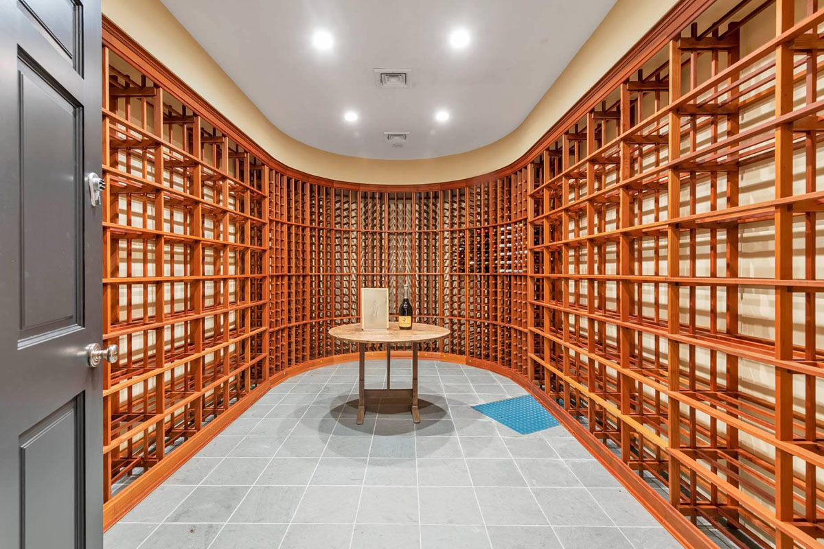 Curved Wine Cellar