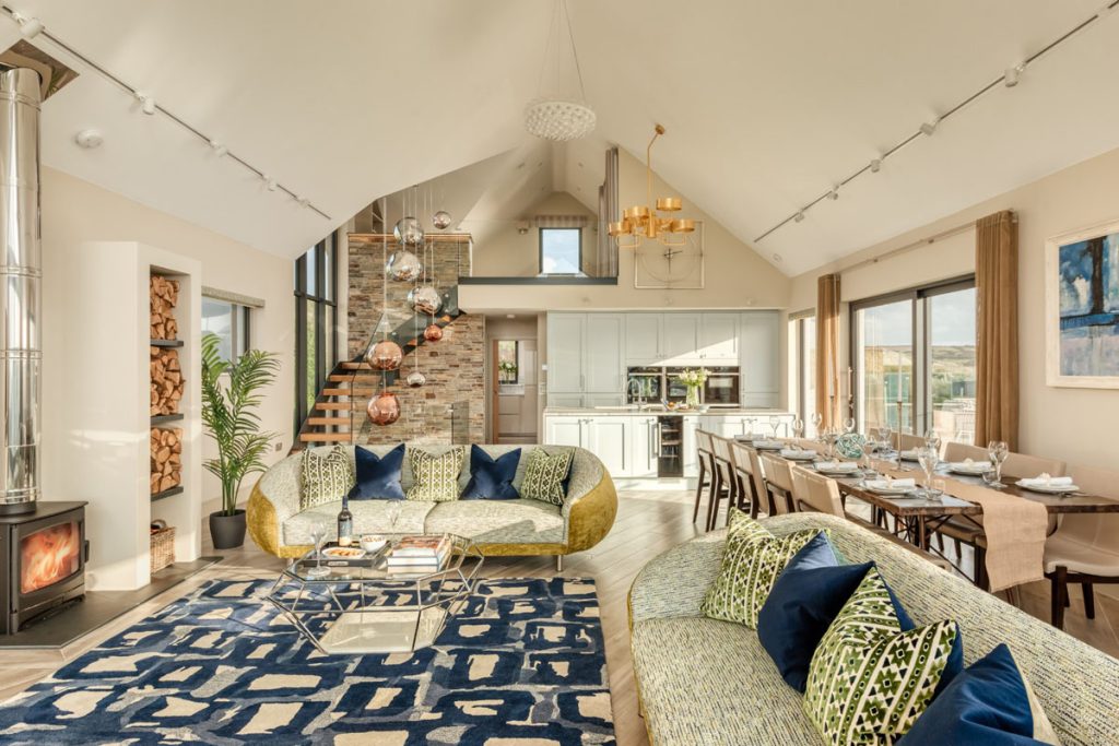 Dramatic Modern Stone Beach House with Glass Façade