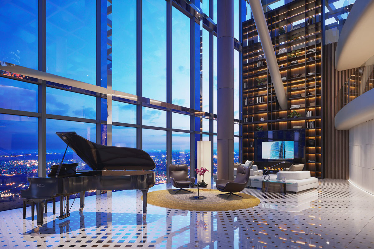 City View Penthouse Grand Piano